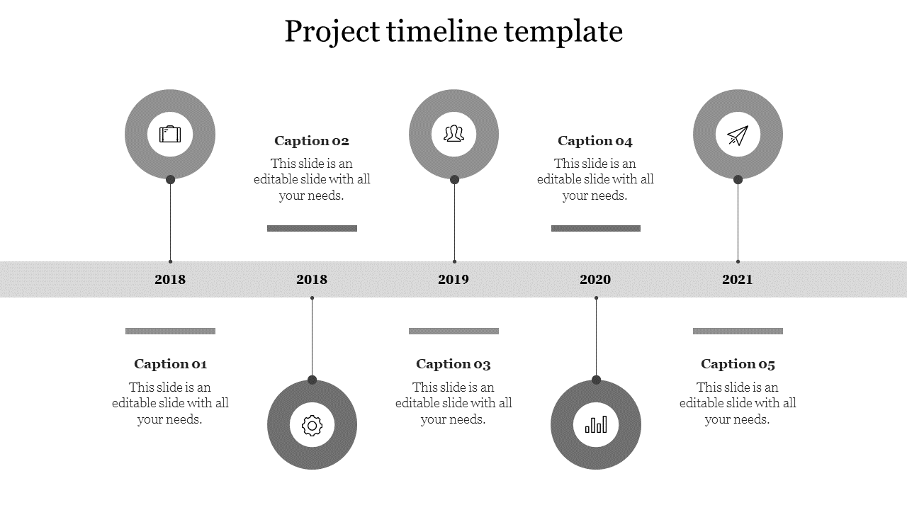 Free - Discover Project Timeline PPT And Google Slides Themes